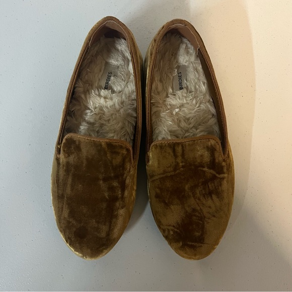 Birdies Velvet Slip On flats Women’s Loafers Orange / gold colour Size 5 - Picture 5 of 12
